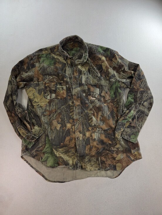 Duxbak Other - Duxbak Advantage Timber Camo Shirt Mens XL Hunting Long Sleeve Duck
